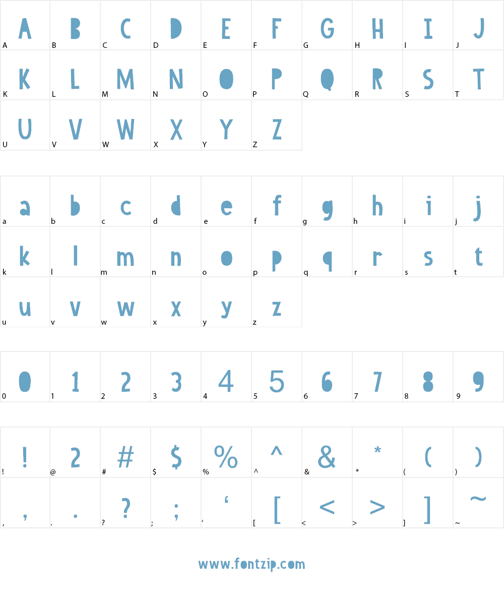 Sweet Lemon DEMO Font Character